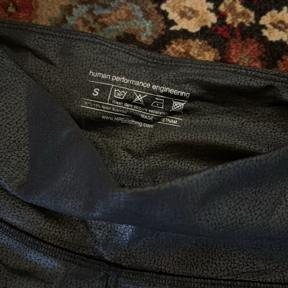 LIKE NEW Female High Waist Glimmer Leggings - Bronze size S - Picture 5 of 8